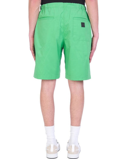 Kenzo Green Cotton Shorts
