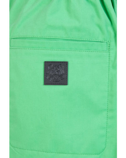 Kenzo Green Cotton Shorts