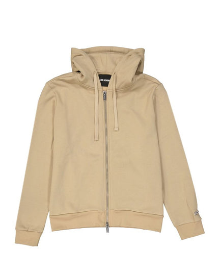 Les Hommes Beige Cotton Sweatshirt