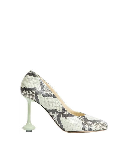 Loewe Green Goatskin High Heel Pumps