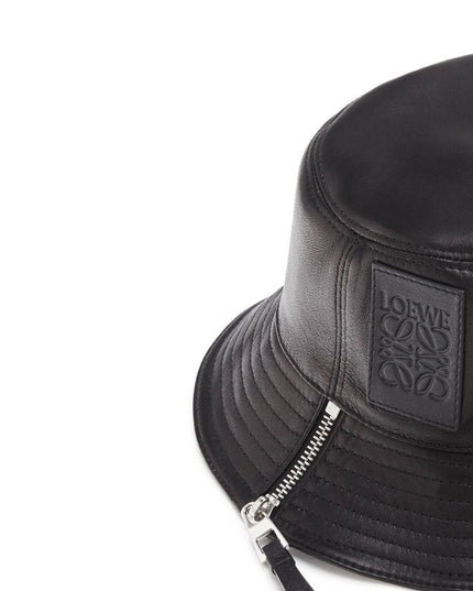 Loewe Black Calfskin Bucket Hat