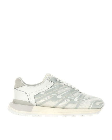 Maison Margiela White Fabric Athletic Sneakers