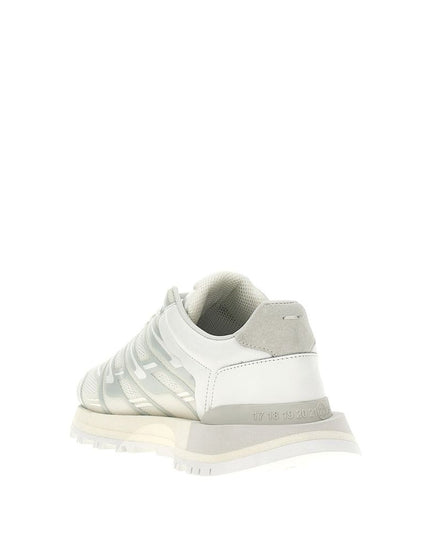 Maison Margiela White Fabric Athletic Sneakers