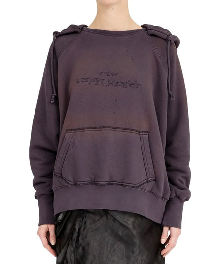 Maison Margiela Purple Cotton Sweatshirt