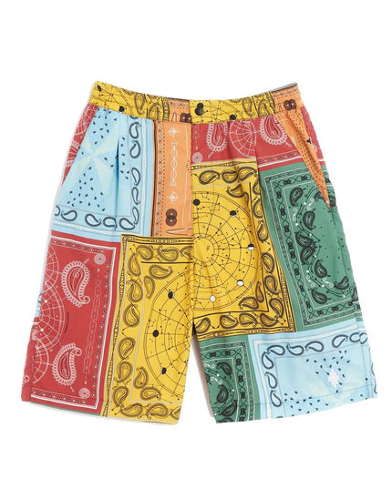Marcelo Burlon Yellow Polyamide Shorts
