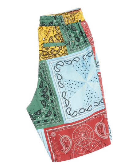 Marcelo Burlon Yellow Polyamide Shorts