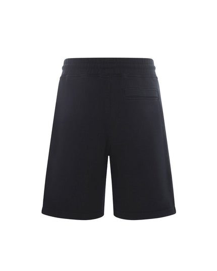 Marcelo Burlon Black Cotton Shorts