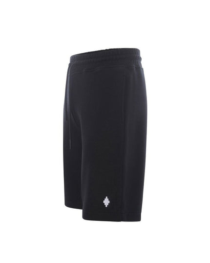 Marcelo Burlon Black Cotton Shorts