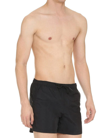 Marcelo Burlon Black Polyamide Short And Mini Shorts