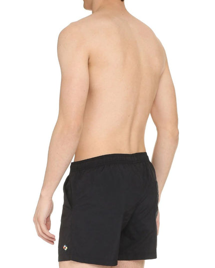 Marcelo Burlon Black Polyamide Short And Mini Shorts