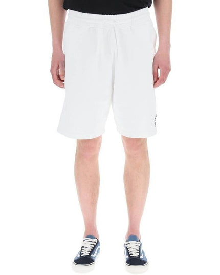Marcelo Burlon White Cotton Shorts