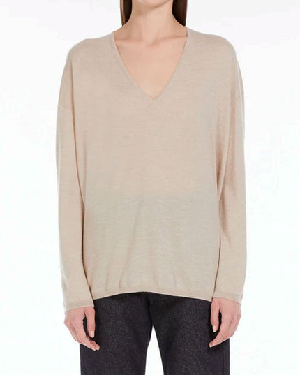 Max Mara Beige Cashmere Cashmere Sweater