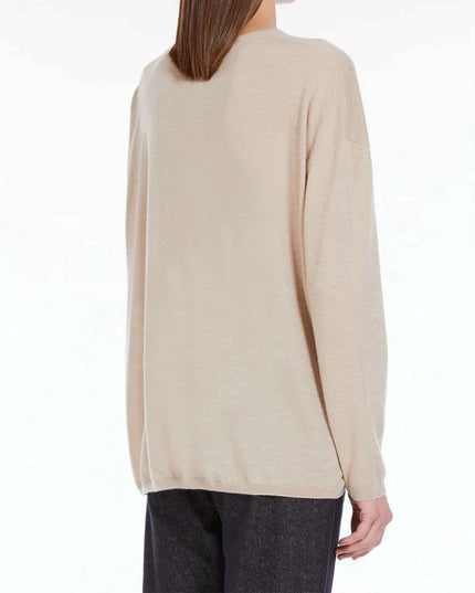 Max Mara Beige Cashmere Cashmere Sweater