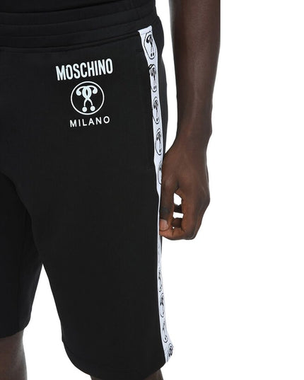 Moschino Couture Black Elastane Shorts