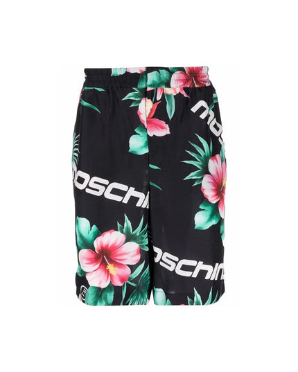 Moschino Couture Black Silk Short And Mini Shorts