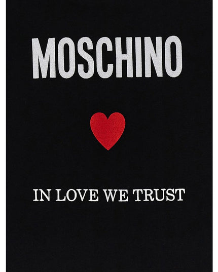 Moschino Couture Black Cotton T-Shirt