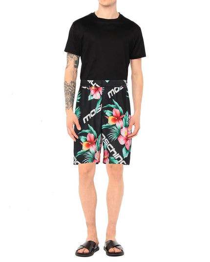 Moschino Couture Black Silk Short And Mini Shorts