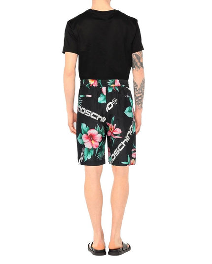 Moschino Couture Black Silk Short And Mini Shorts