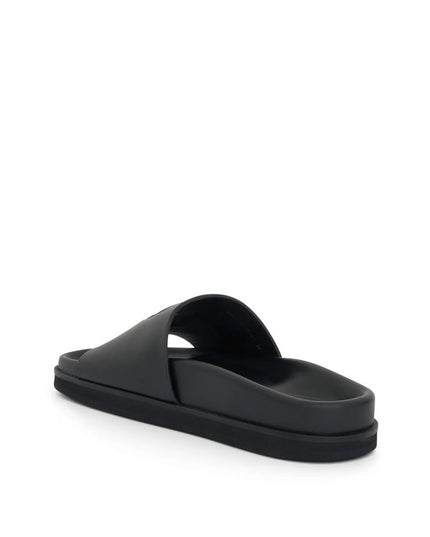 Off-White Black Rubber Slippers
