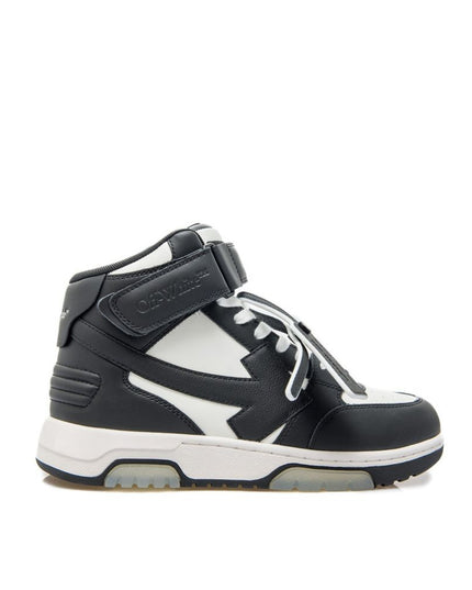 Off-White Black Calfskin Athletic Sneakers