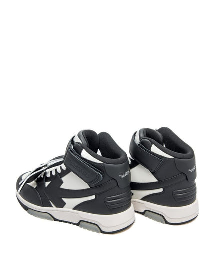 Off-White Black Calfskin Athletic Sneakers