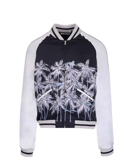 Palm Angels Black Polyester Bomber