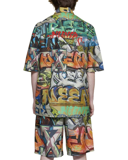 Off-White Black Polyamide Pattern Shirt