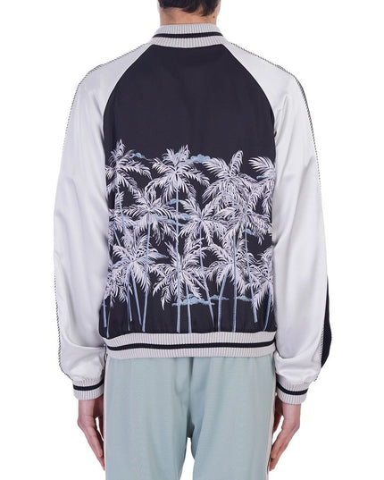 Palm Angels Black Polyester Bomber
