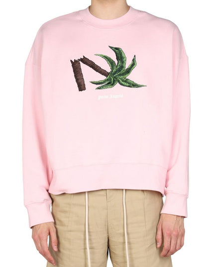 Palm Angels Multicolor Cotton Sweatshirt
