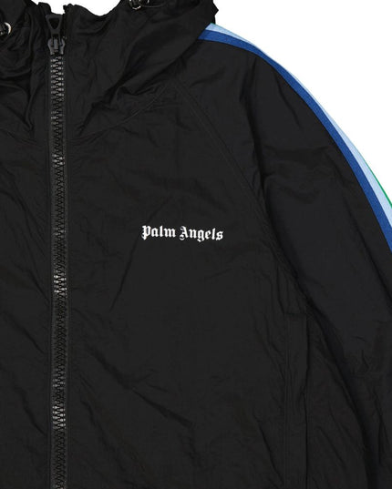 Palm Angels Red Polyamide Full-Length Jacket