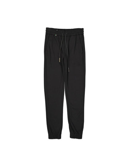Philipp Plein Black Elastane Joggers (Workout Pants)