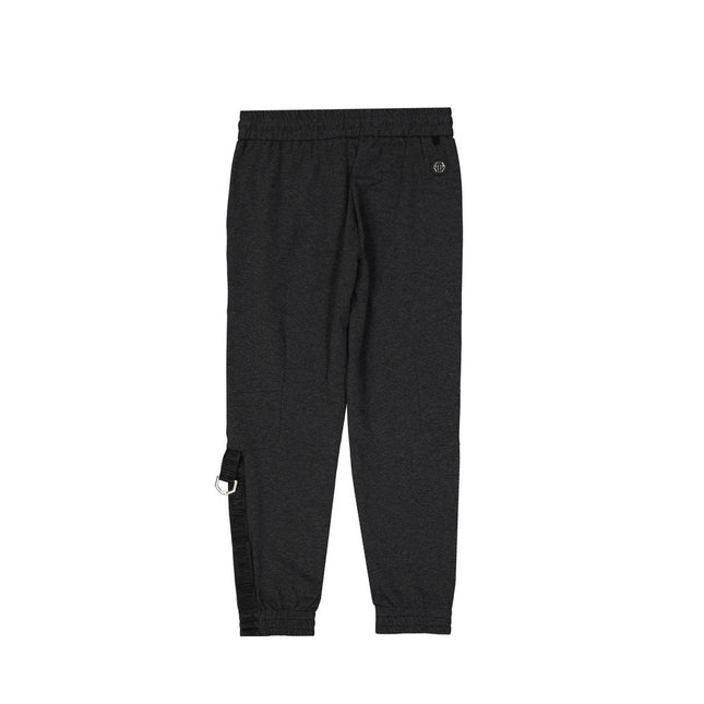Philipp Plein Gray Cotton Joggers (Workout Pants)