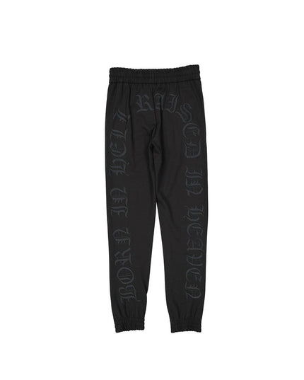 Philipp Plein Black Elastane Joggers (Workout Pants)