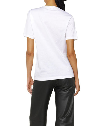 Salvatore Ferragamo White Cotton T-Shirt