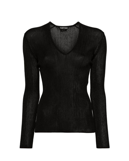 Tom Ford Black Polyamide Tank Tops