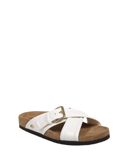 Valentino Garavani White Calfskin Strap-On Sandals