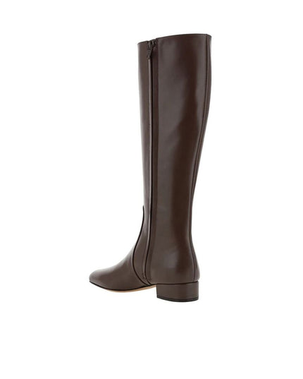 Valentino Garavani Brown Calfskin Over The Knee