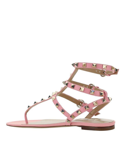 Valentino Garavani Multicolor Calfskin Strap-On Sandals