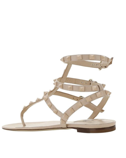 Valentino Garavani Multicolor Calfskin Flip-Flop Sandals