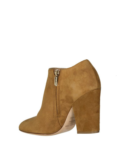 Sergio Rossi Brown Calfskin Ankle Boots