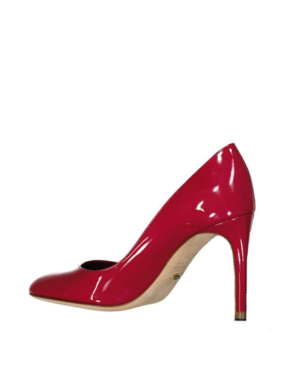 Sergio Rossi Red Calfskin High Heel Pumps