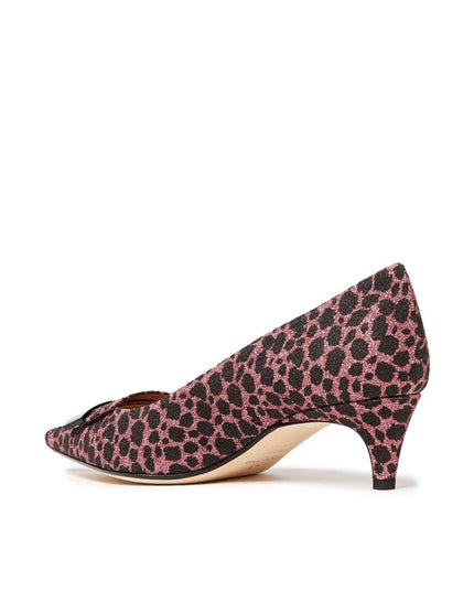 Sergio Rossi Multicolor Fabric Mid Heel Pumps