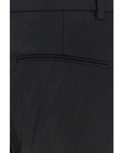 Valentino Black Nylon Bermuda Shorts