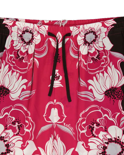Valentino Multicolor Silk Shorts