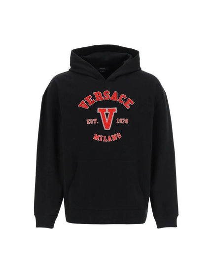 Versace Black Cotton Sweatshirt