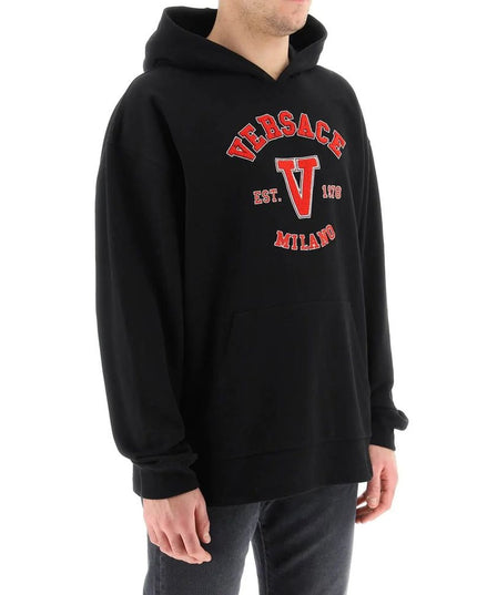Versace Black Cotton Sweatshirt