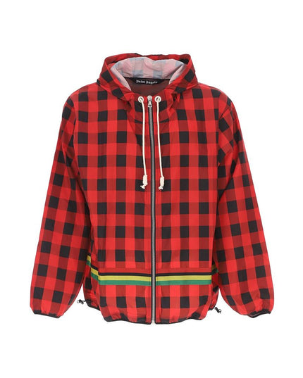 Palm Angels Red Polyester Shell Jacket