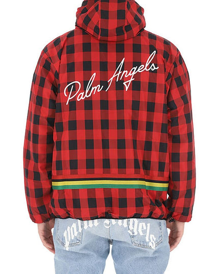 Palm Angels Red Polyester Shell Jacket