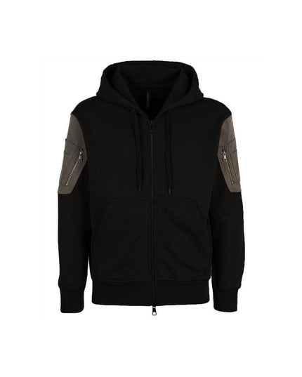 Neil Barrett Black Cotton Sweatshirt