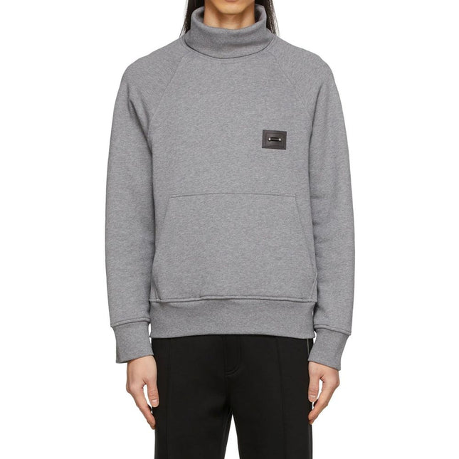 Neil Barrett Gray Cotton Sweatshirt